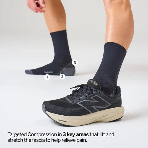 Plantar Fasciitis Relief Sock Light Cushion Mini Crew