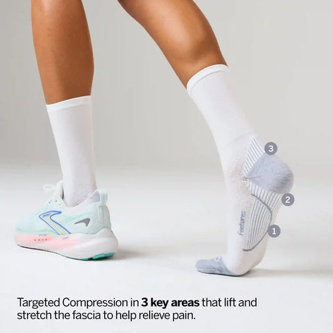 Plantar Fasciitis Relief Sock Light Cushion Mini Crew 6 Pack