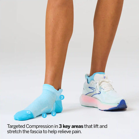Plantar Fasciitis Relief Sock Light Cushion Tab 3 Pack