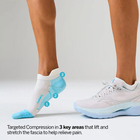 Plantar Fasciitis Relief Sock Light Cushion Tab 6 Pack
