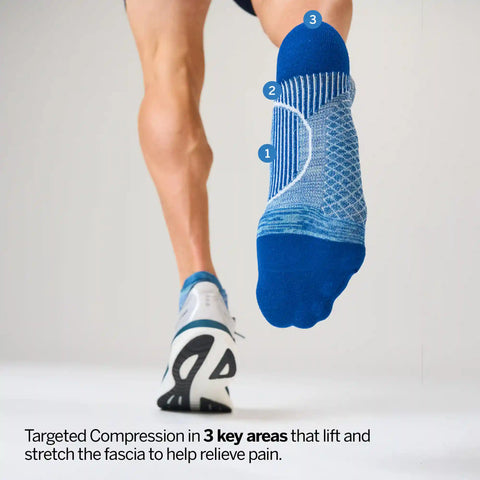 Plantar Fasciitis Relief Sock Light Cushion Tab 3 Pack
